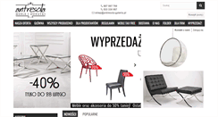 Desktop Screenshot of antresola-galeria.pl